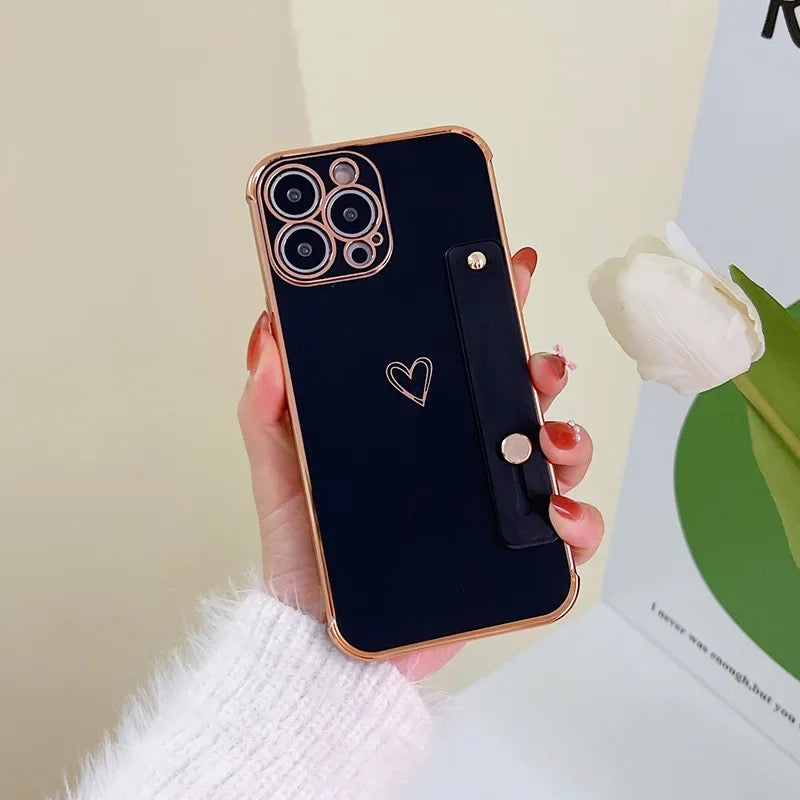 Aesthetic Heart iPhone Case + Strap