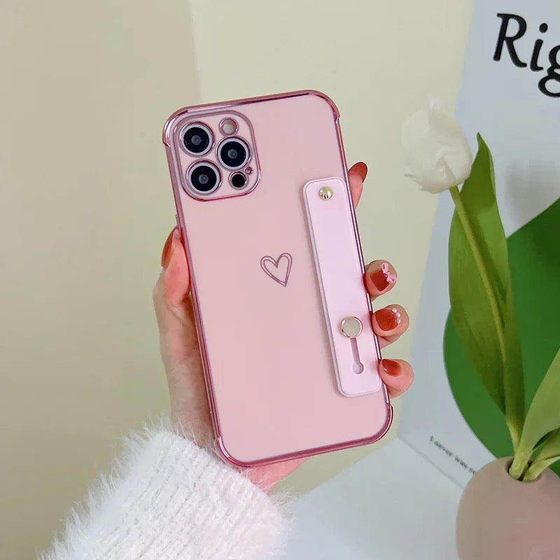 Aesthetic Heart iPhone Case + Strap