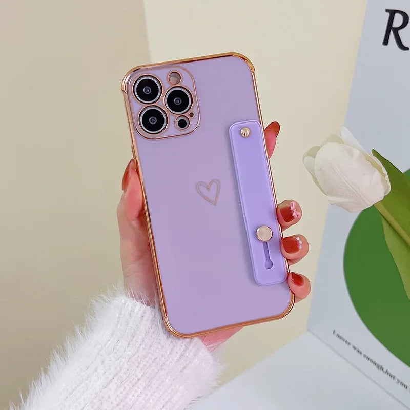 Aesthetic Heart iPhone Case + Strap