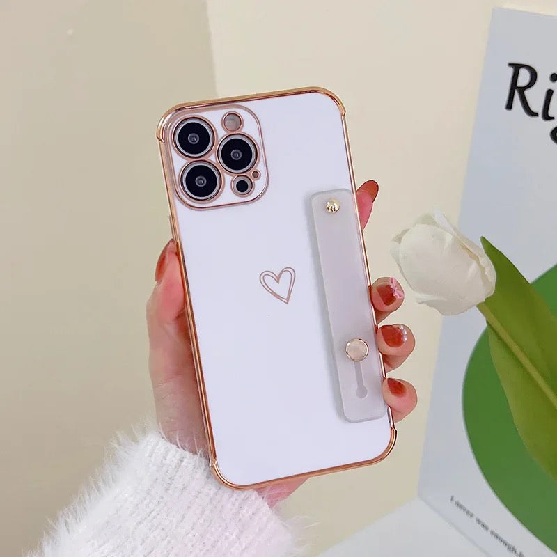 Aesthetic Heart iPhone Case + Strap