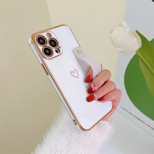 Aesthetic Heart iPhone Case + Strap