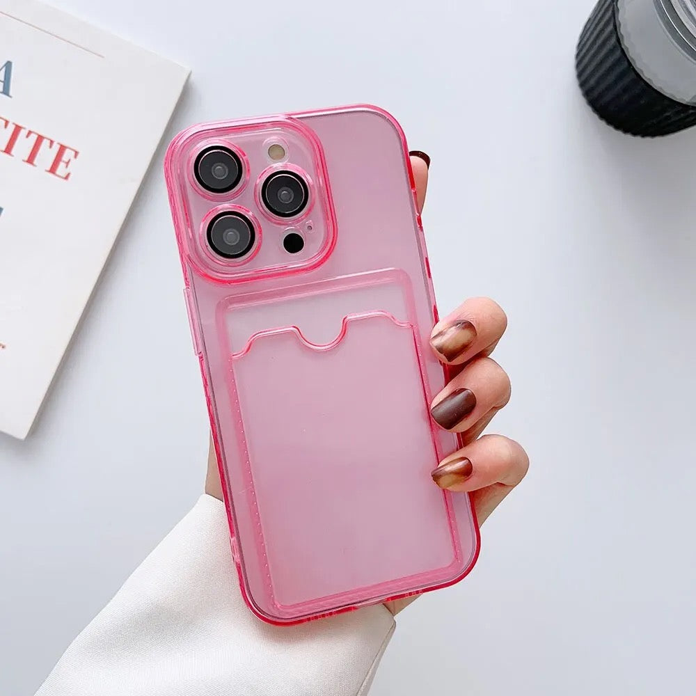 Shockproof 2-Card Holder iPhone Case