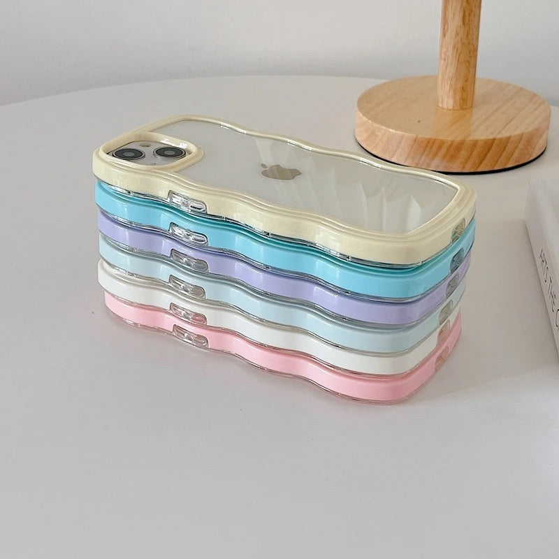 Wavy Pastels iPhone Case