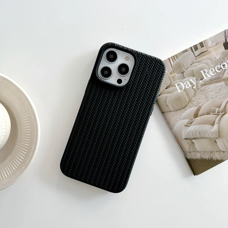 Classic Woven Pattern iPhone Case