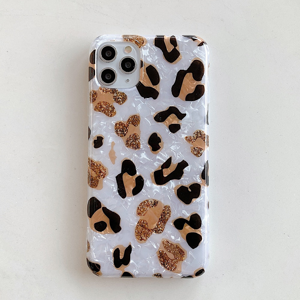 Leopard Dream Shell iPhone Case