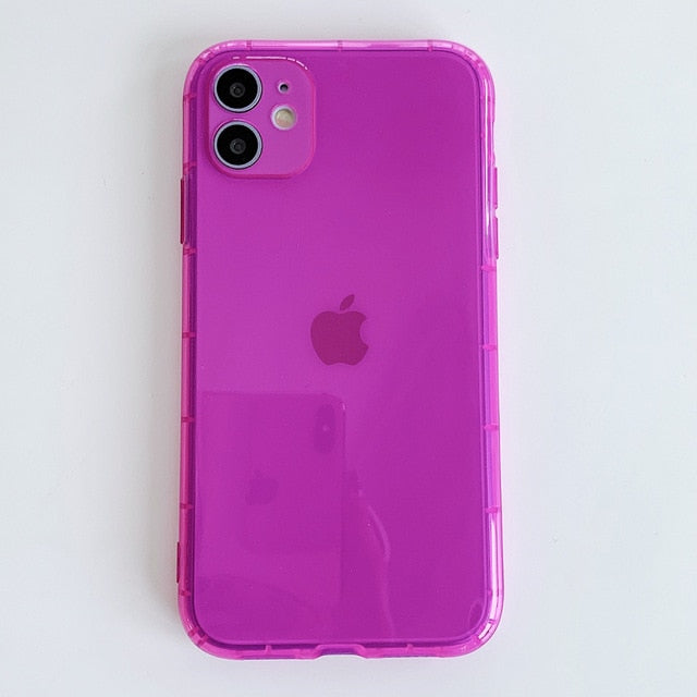 Clear Neon iPhone Case