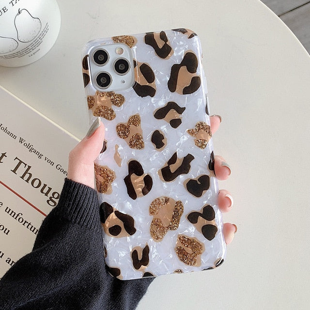 Leopard Dream Shell iPhone Case